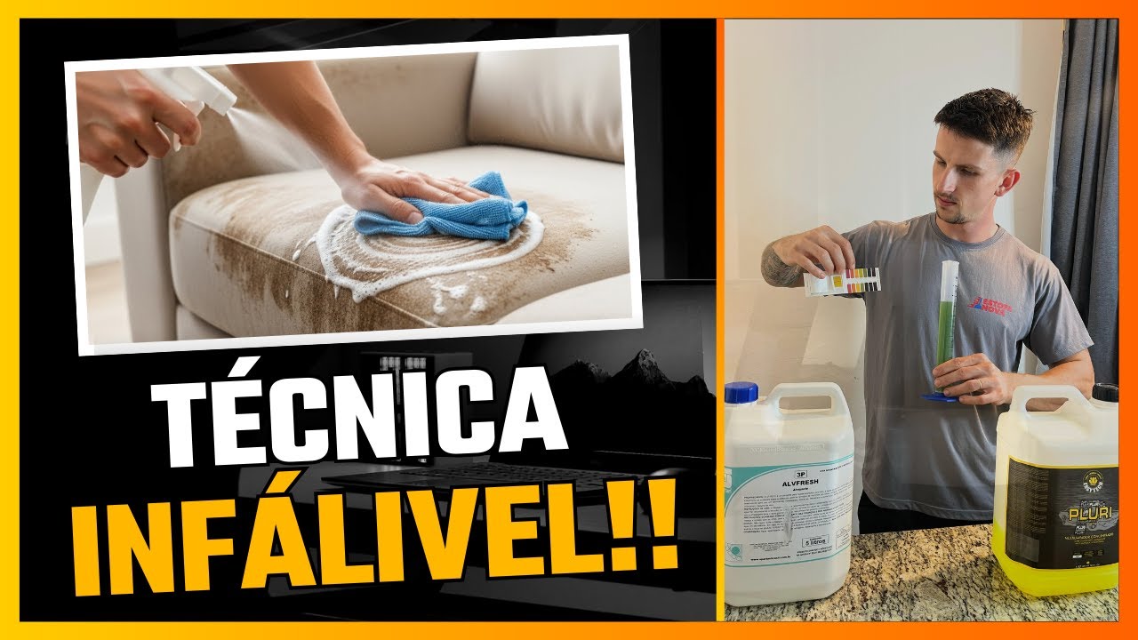 Aprenda essa TÉCNICA para limpar sofá MUITO SUJO e nunca mais passe trabalho!