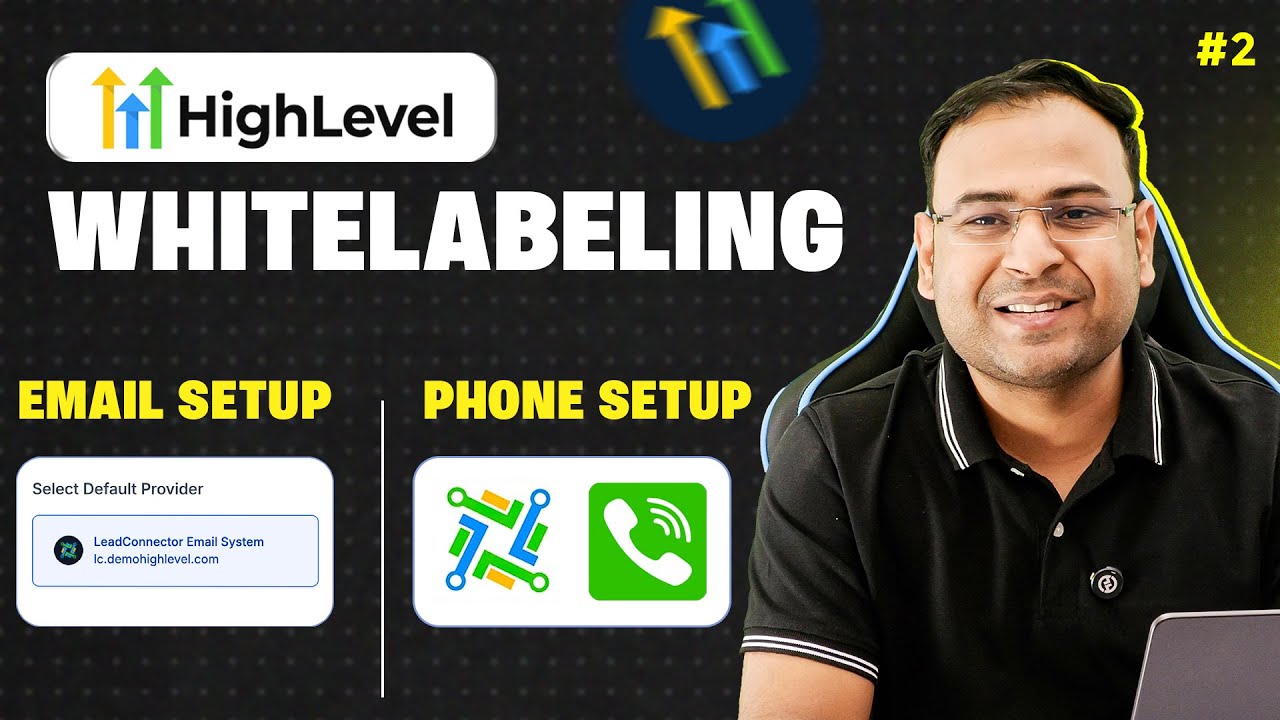 Whitelabel GoHighLevel + Configure LC Email & LC Phone in Minutes | Go Highlevel Course #2