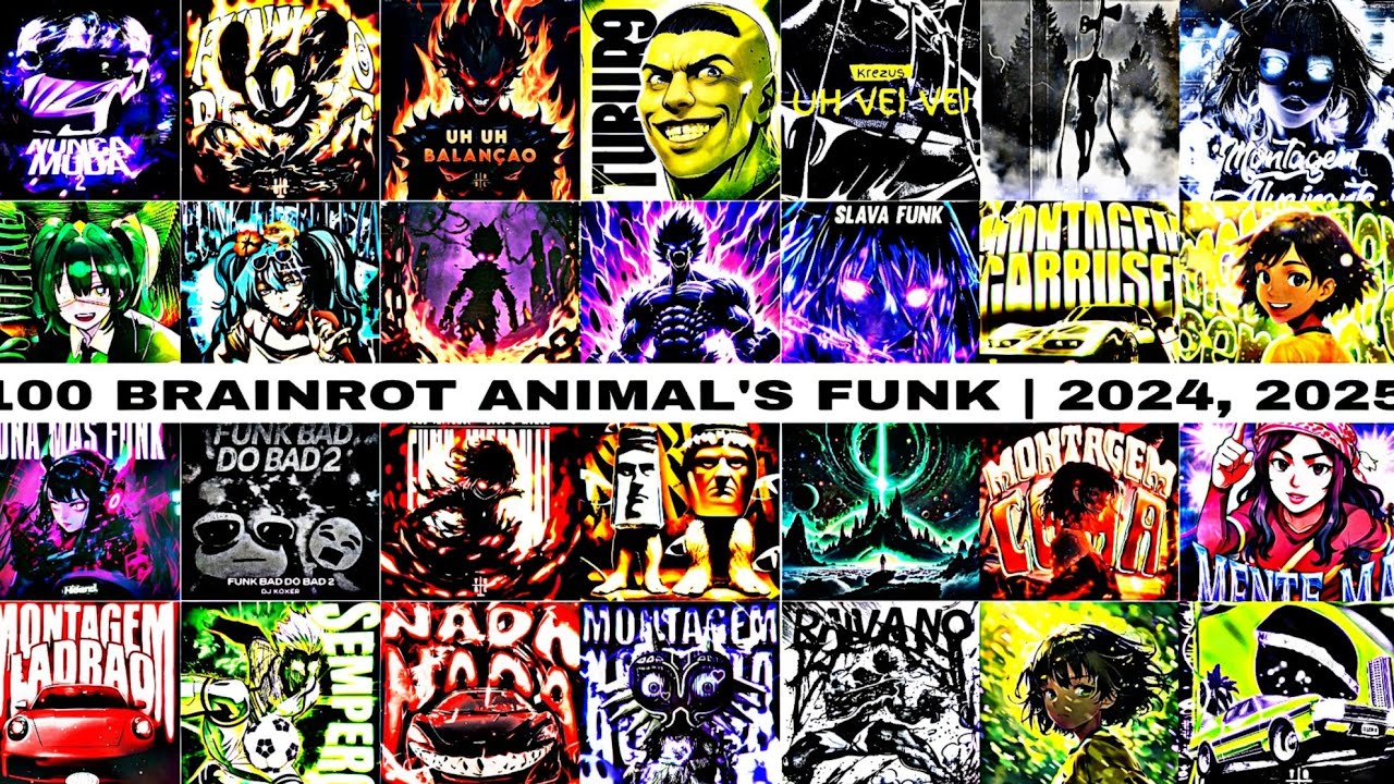 100 BRAINROT ANIMAL'S FUNK 🐾⚡ | BEST BRAZILIAN PHONK 2024/2025 | OLD & NEW ANIMAL FUNK MIX