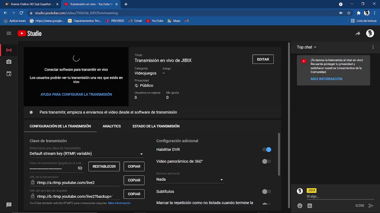 Transmisión en vivo de JIBIX