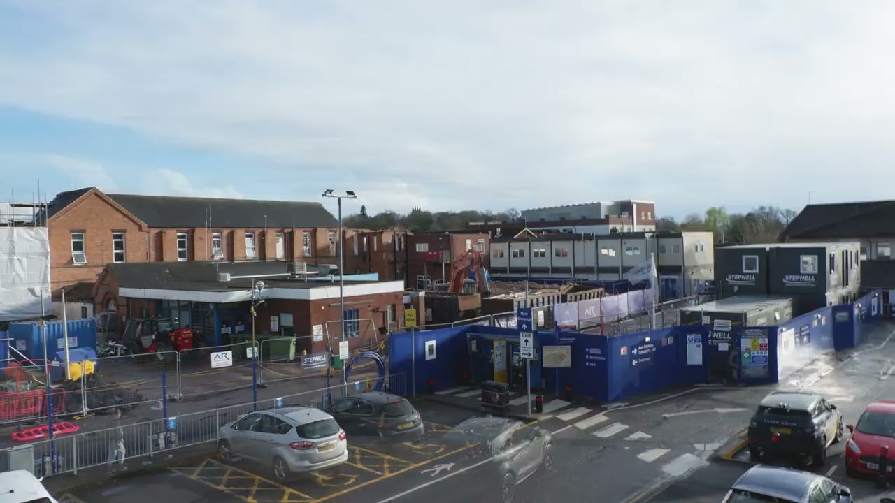Time lapse - Warwick Hospital April 2024