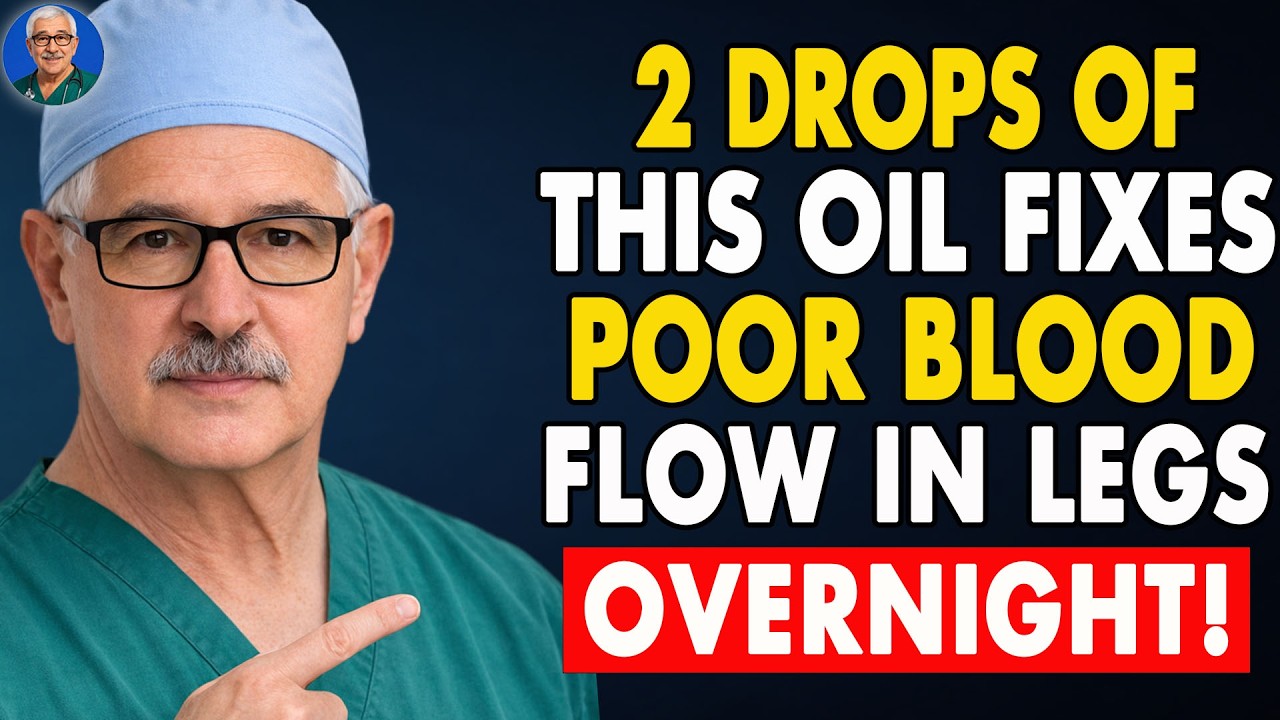 Surgeon Reveals: THIS 1 THIS Oil for Poor Leg Circulation | Senior Health Secrets