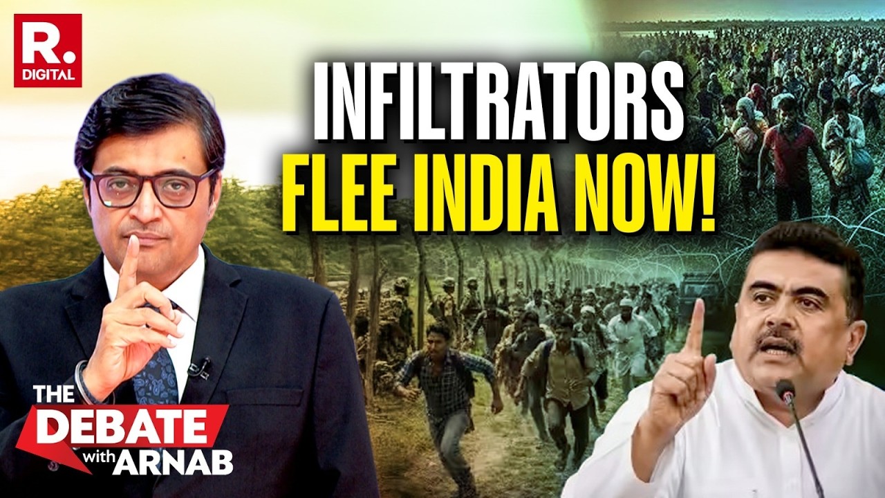 Debate With Arnab Goswami: High Time Infiltrators Flee India
