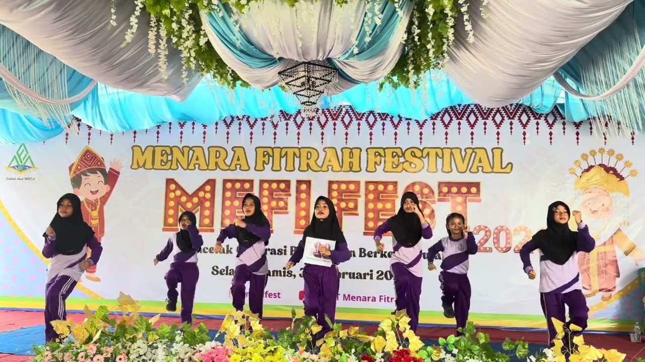 Peserta Mefi Fest Senam Anak Indonesia