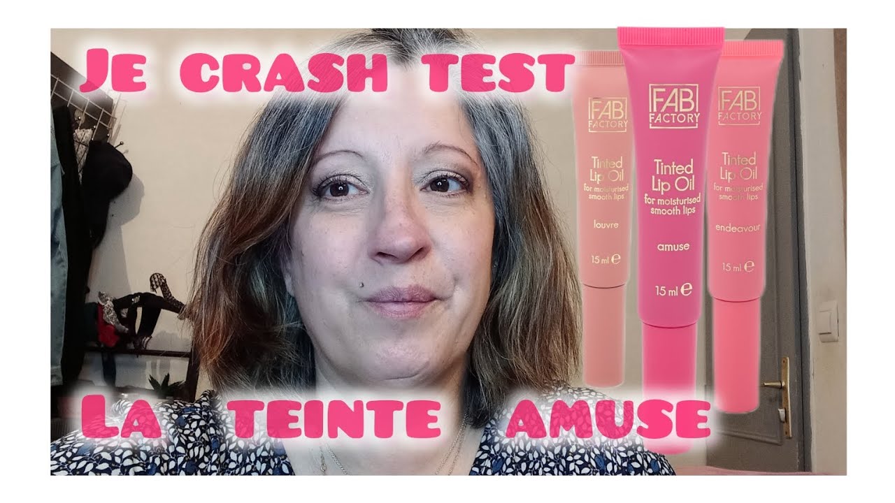 CRASH  TEST  /tinted lip oil /fab factory  et  alors  ?#fabfactory #lipoil .