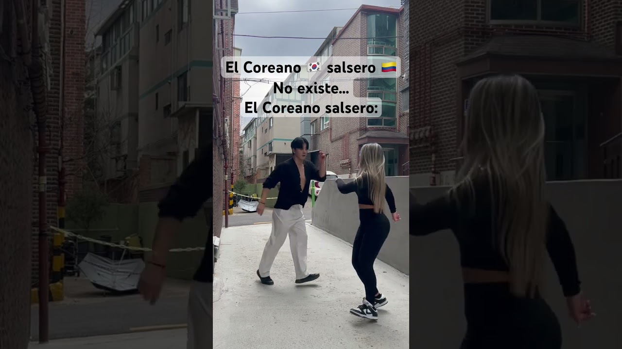 Un Coreano 🇰🇷 salsero 🇨🇴 #salsa #coreano #colombia