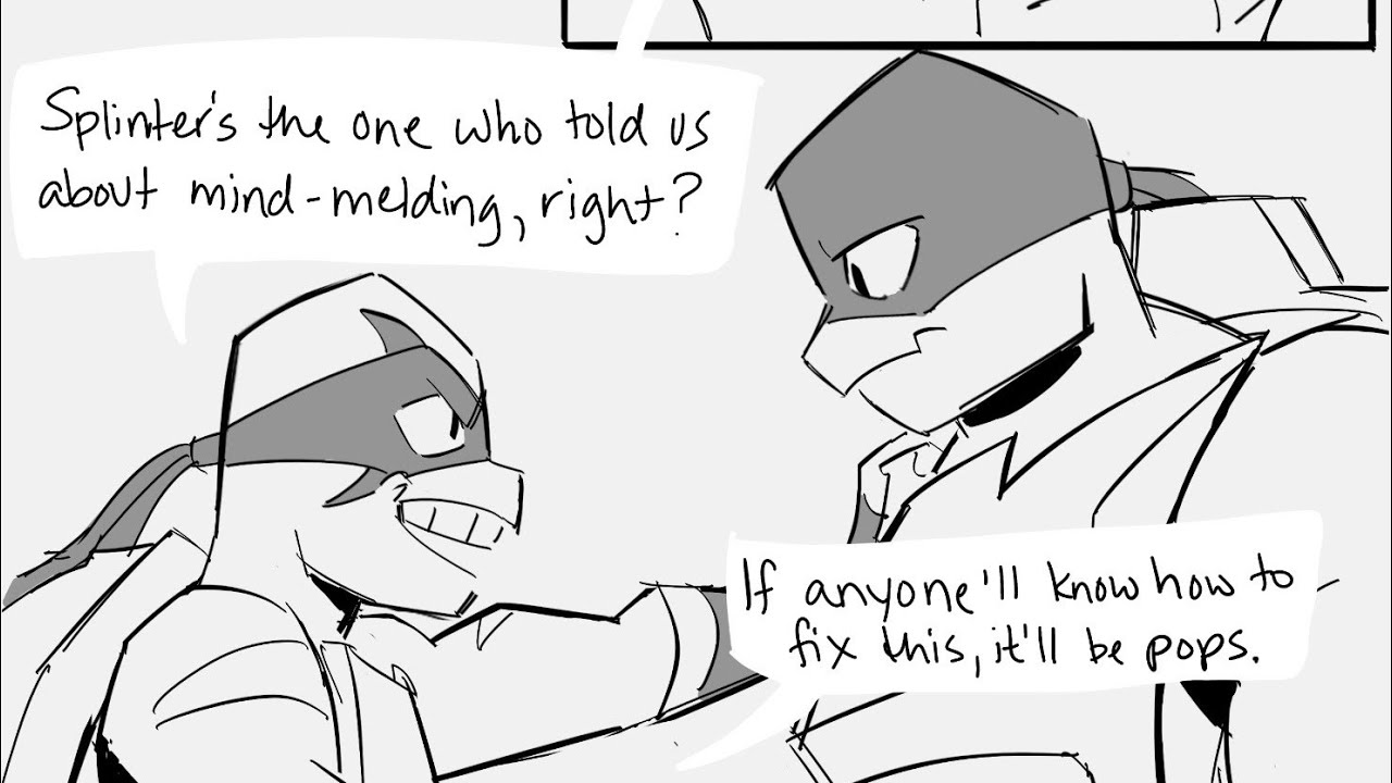 The Mind-Melding Myth ||(ROTTMNT Comic Dub)