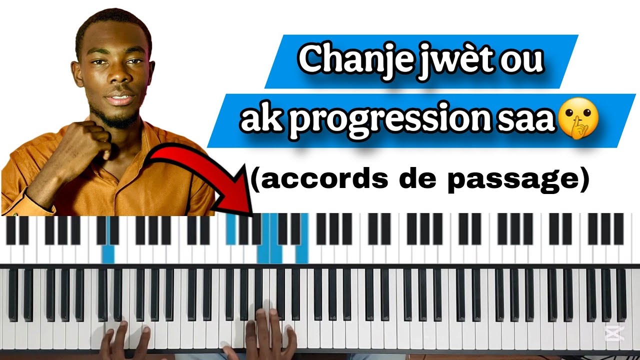 Jwe piano tankou pro ak progression d'accord saa_lontan mwen te rete nan lògèy