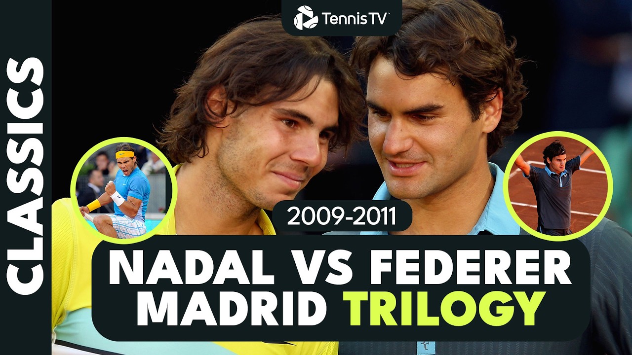 Roger Federer vs Rafael Nadal in Madrid Hit Different 😮&zwj;💨 | 2009-2011 Trilogy Best Shots