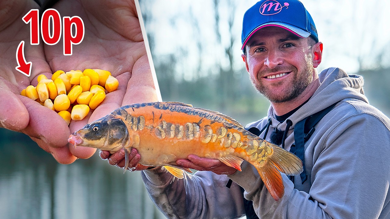 Unreal Carp Fishing on a 10p Budget! Corn Masterclass