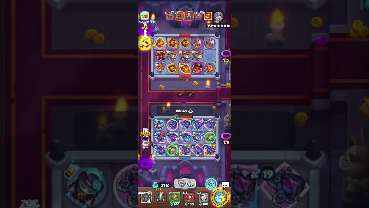 Bu nasıl maç ortak mod Rush Royale