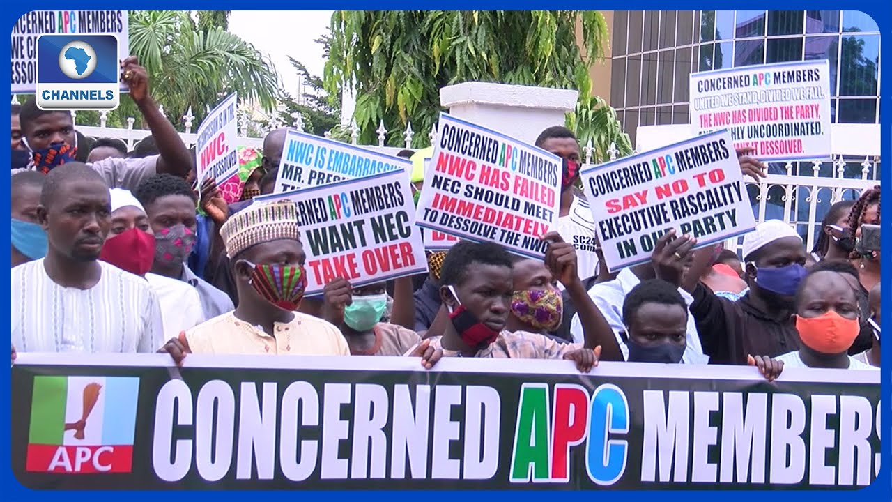 Concerned Party Members Protest In Abuja, Demand Sack Of NWC