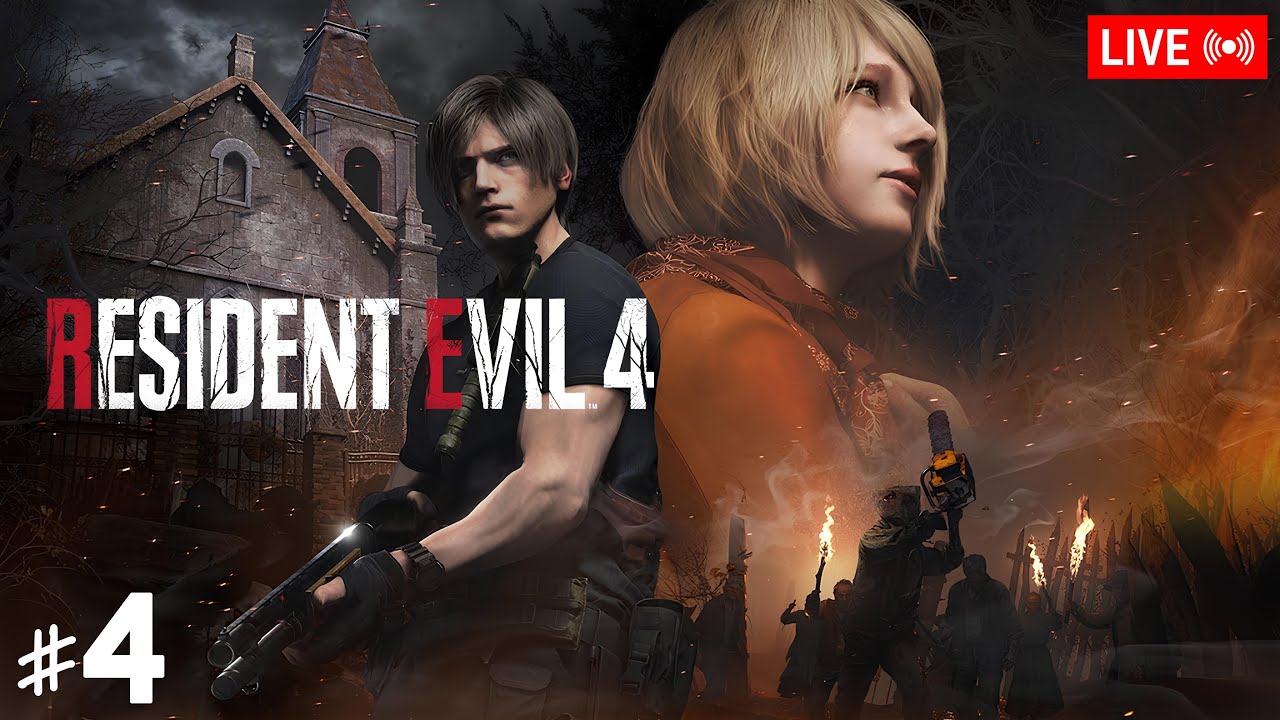 RESIDENT EVIL 4 REMAKE - #4: PRIMEIRA VEZ NESTE JOGO [MARATONA]