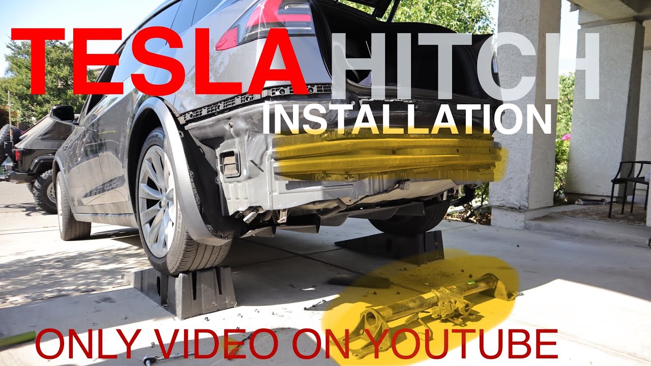 Tesla Model X Trailer Hitch Complete Installation Step by Step