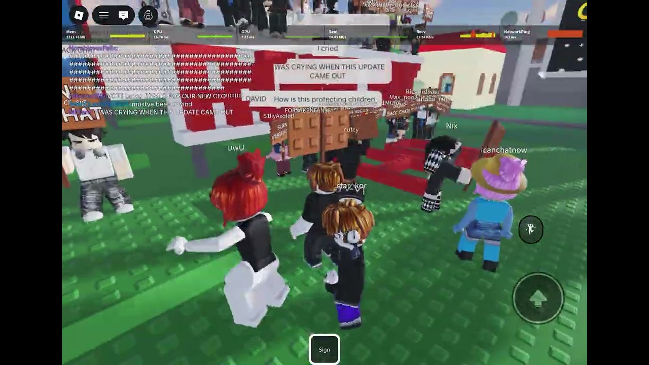 Game: Bring back chat protest (pls make this vid and game popular)