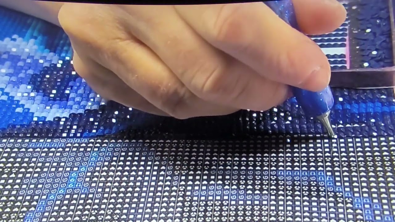 ASMR Diamond Painting Panther in Kirschblüten