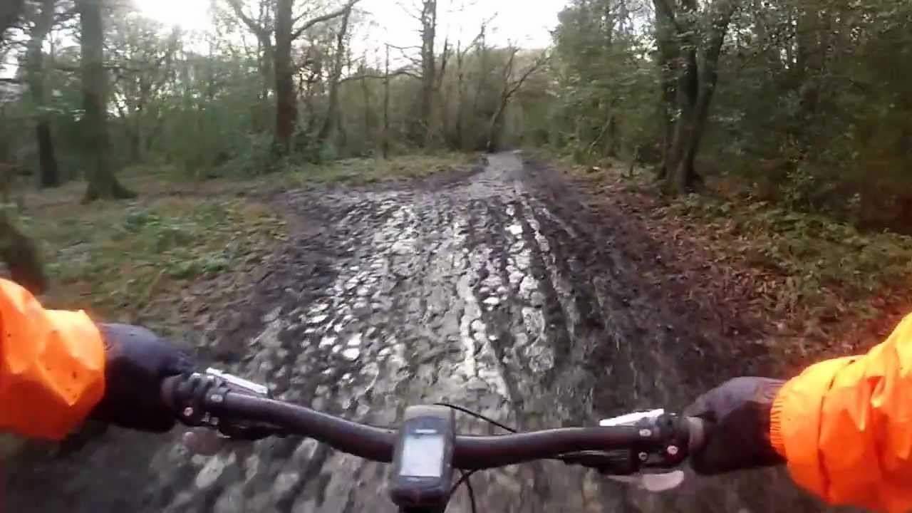 MTB ride through Whitwick woods Coalville.