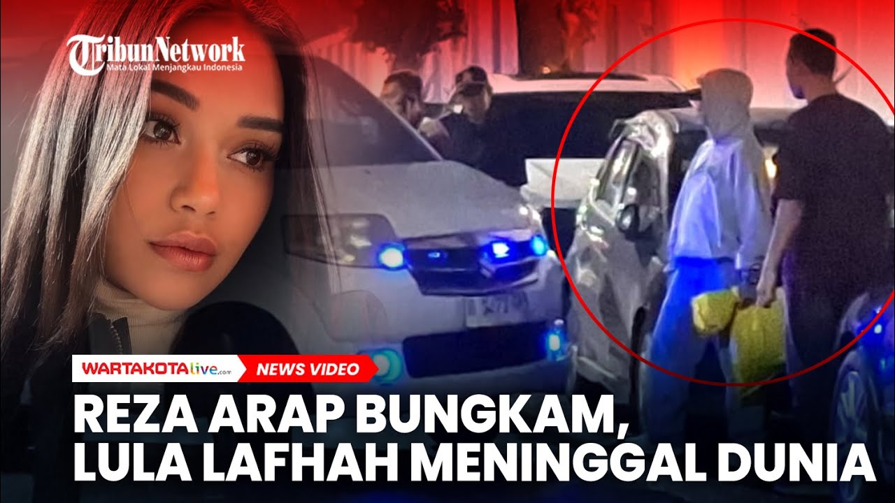 Reza Arap Bungkam saat Jenazah Lula Lahfah Dibawa dari RS Fatmawati