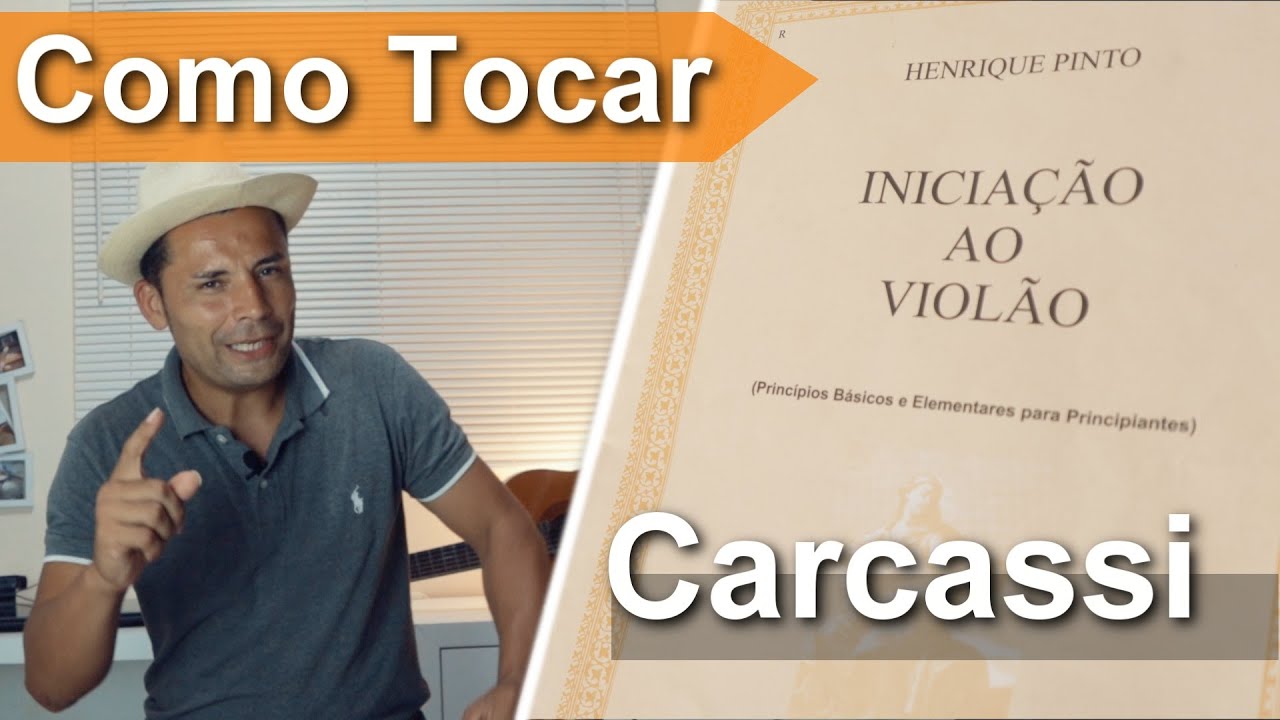 Allegreto Carcassi - iniciação ao violão - livro Henrique Pinto pagina 40 Aula 11