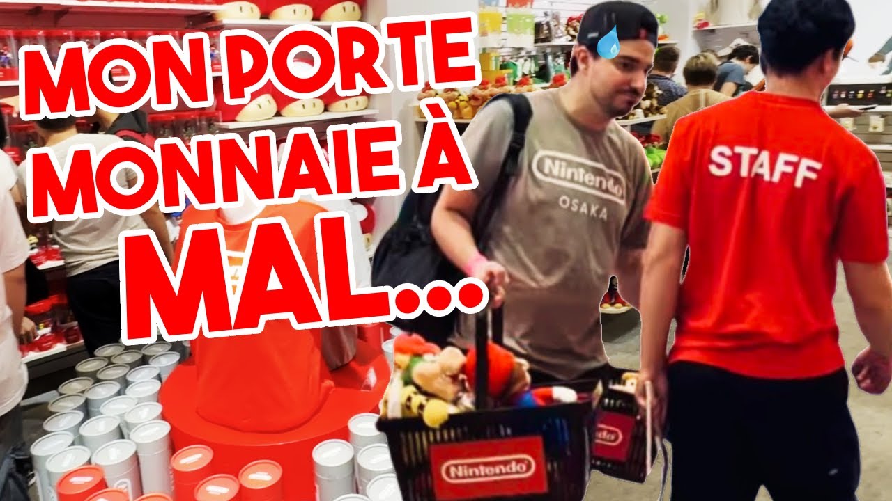 Mon BANQUIER EN PLS au POP UP STORE NINTENDO !
