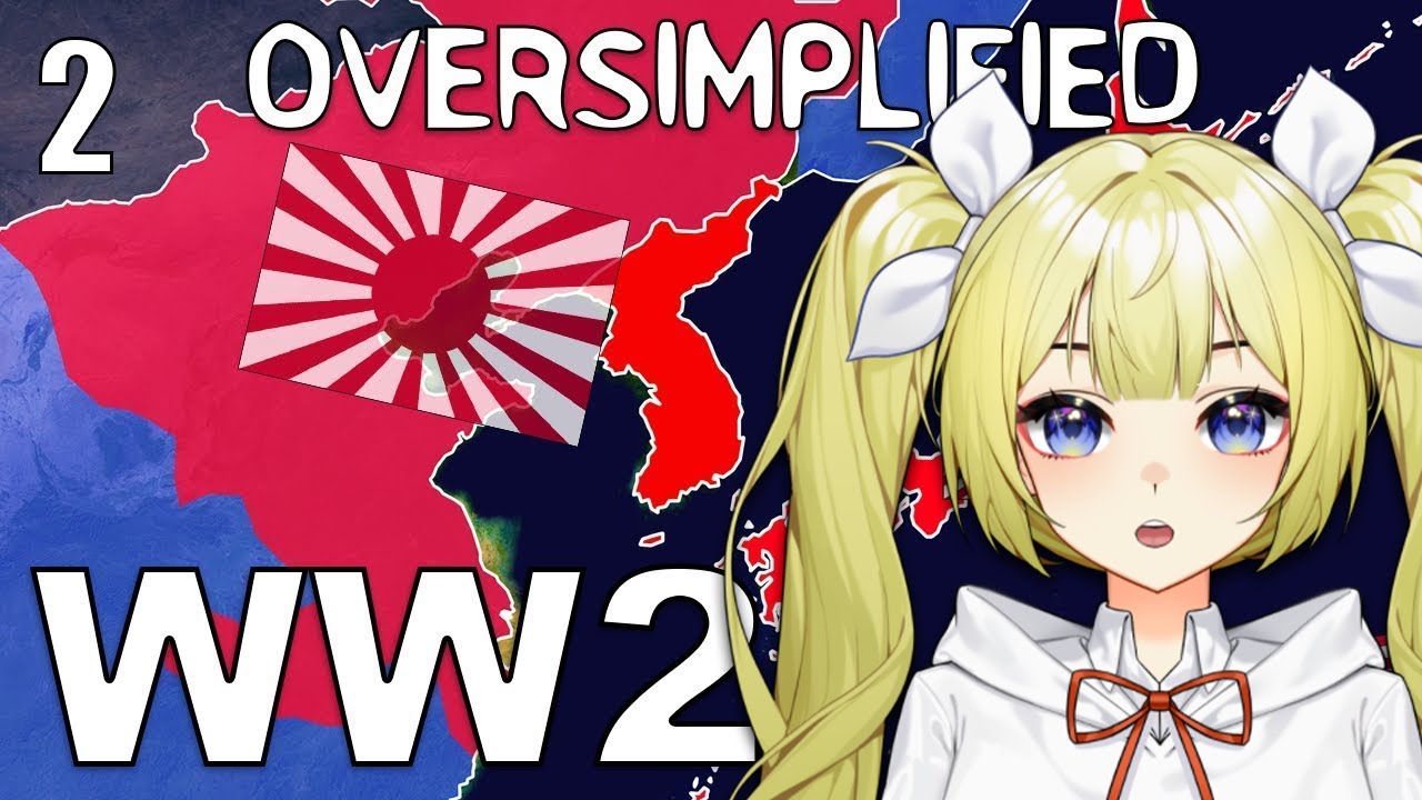 VTuber реагирует на упрощенную версию Второй мировой войны