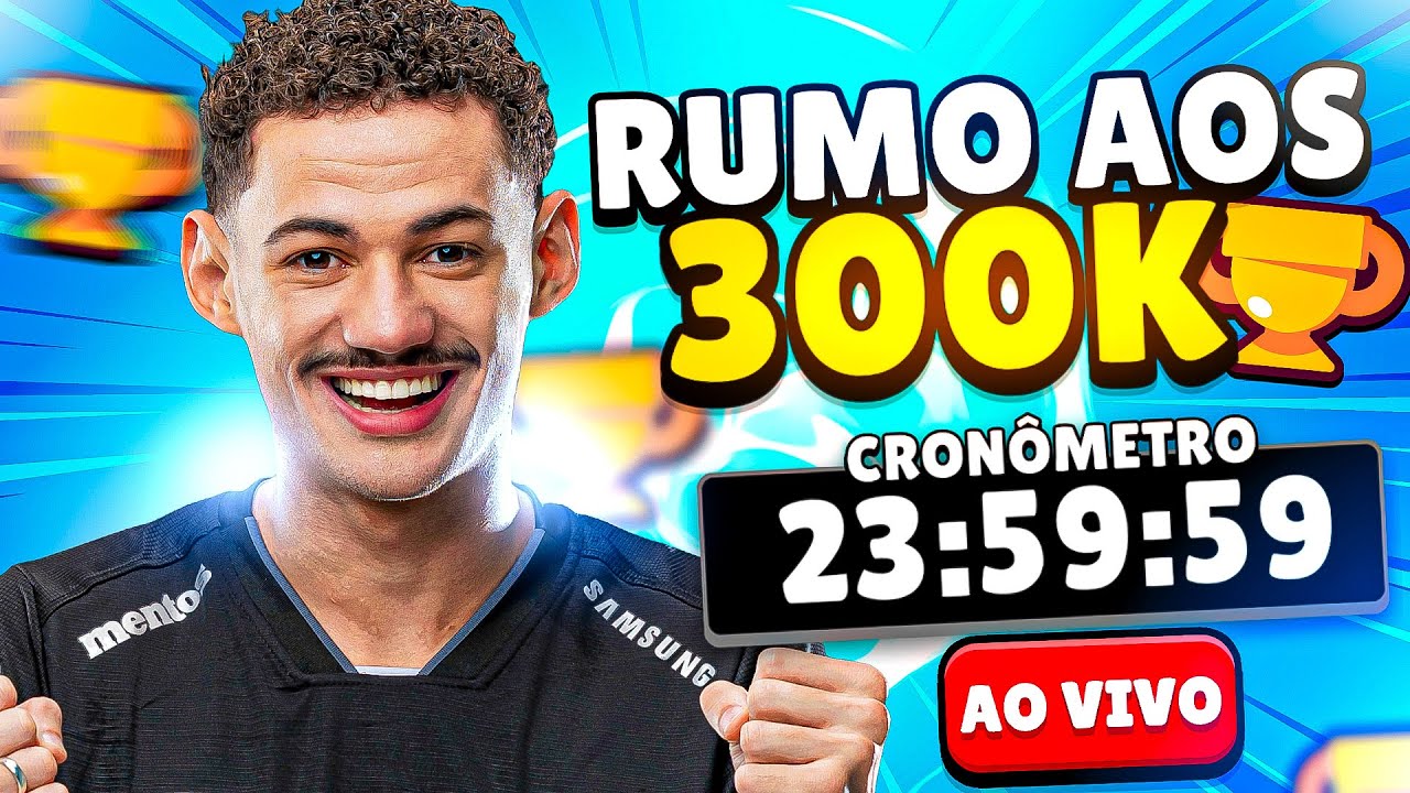 SUBATHON PARA o TOP 1 BR em BUSCA dos 300.000 TROFÉUS DIA 10!