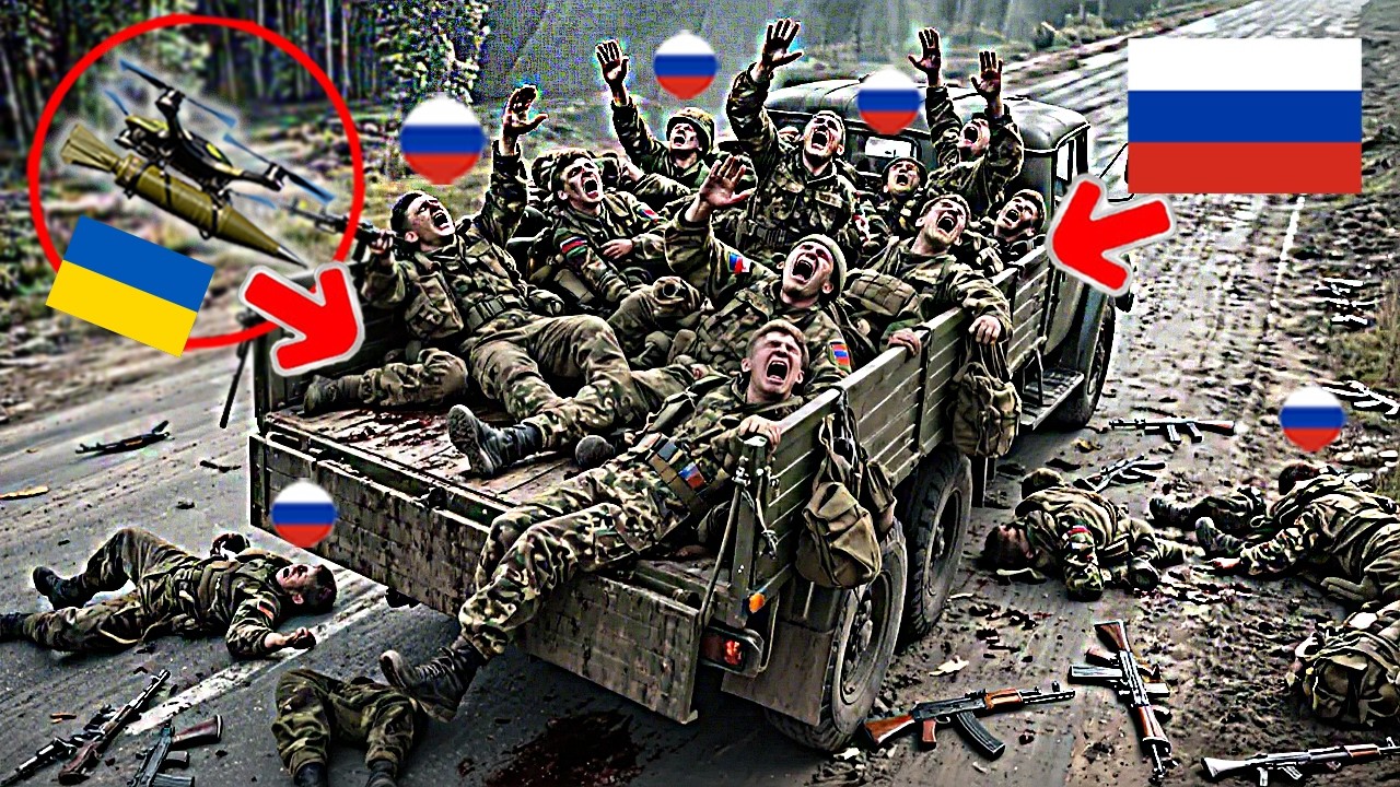Украинский беспилотник &laquo;Азов&raquo; FPV уничтожает российские грузовики в Покровске один за другим!