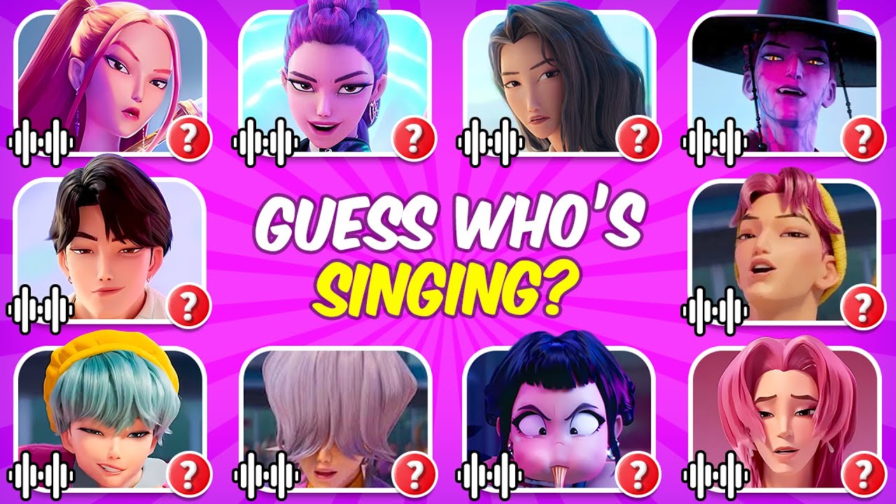 Guess KPop Demon Hunters Songs & Characters by Their Voice ~ Ultimate KPop Quiz ~ Huntrix, Saja Boys