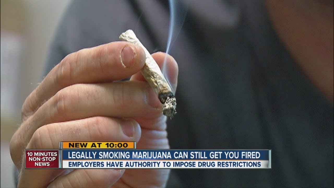 Legal or not, you could get fired for smoking pot