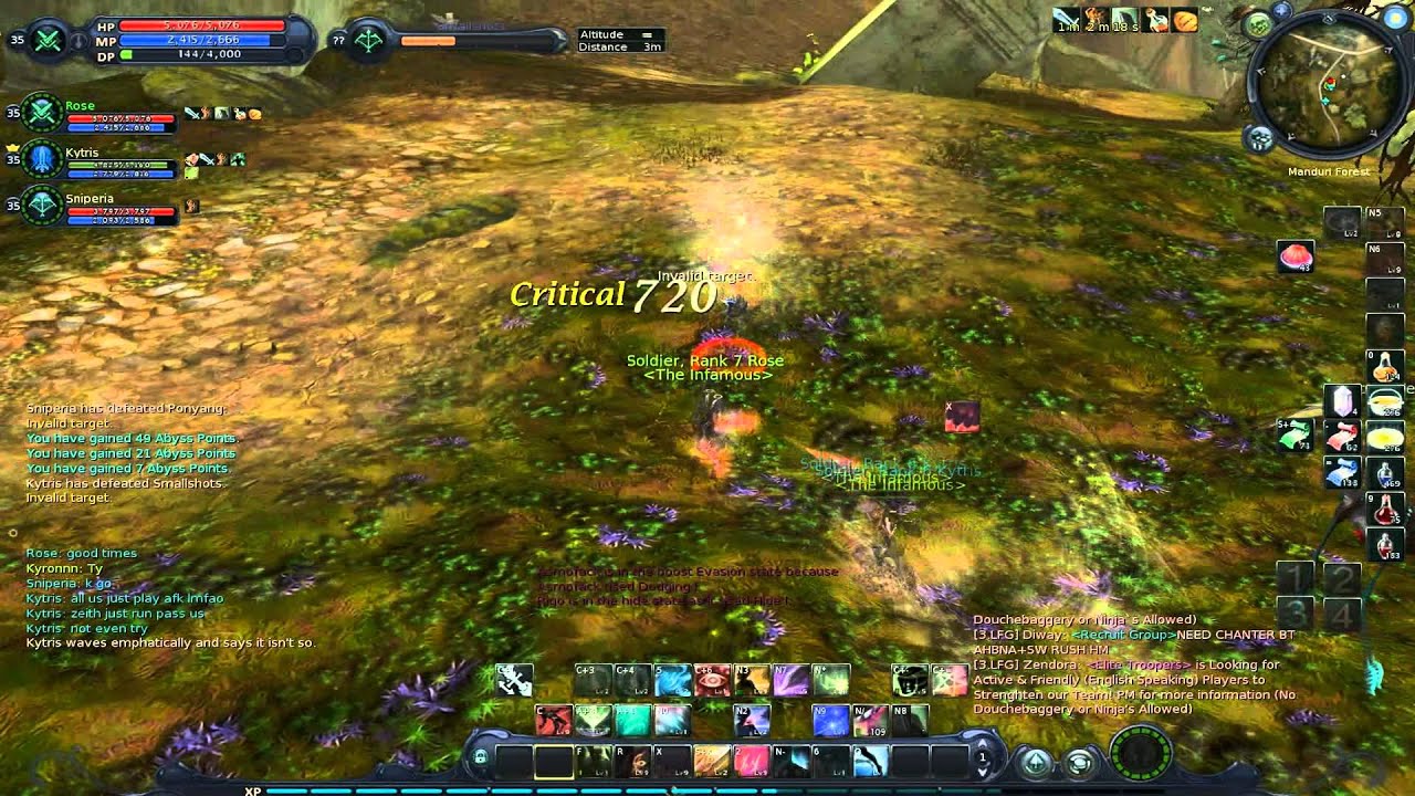 Infinite Aion - Assassin twink 35 Pvp [vid 1]