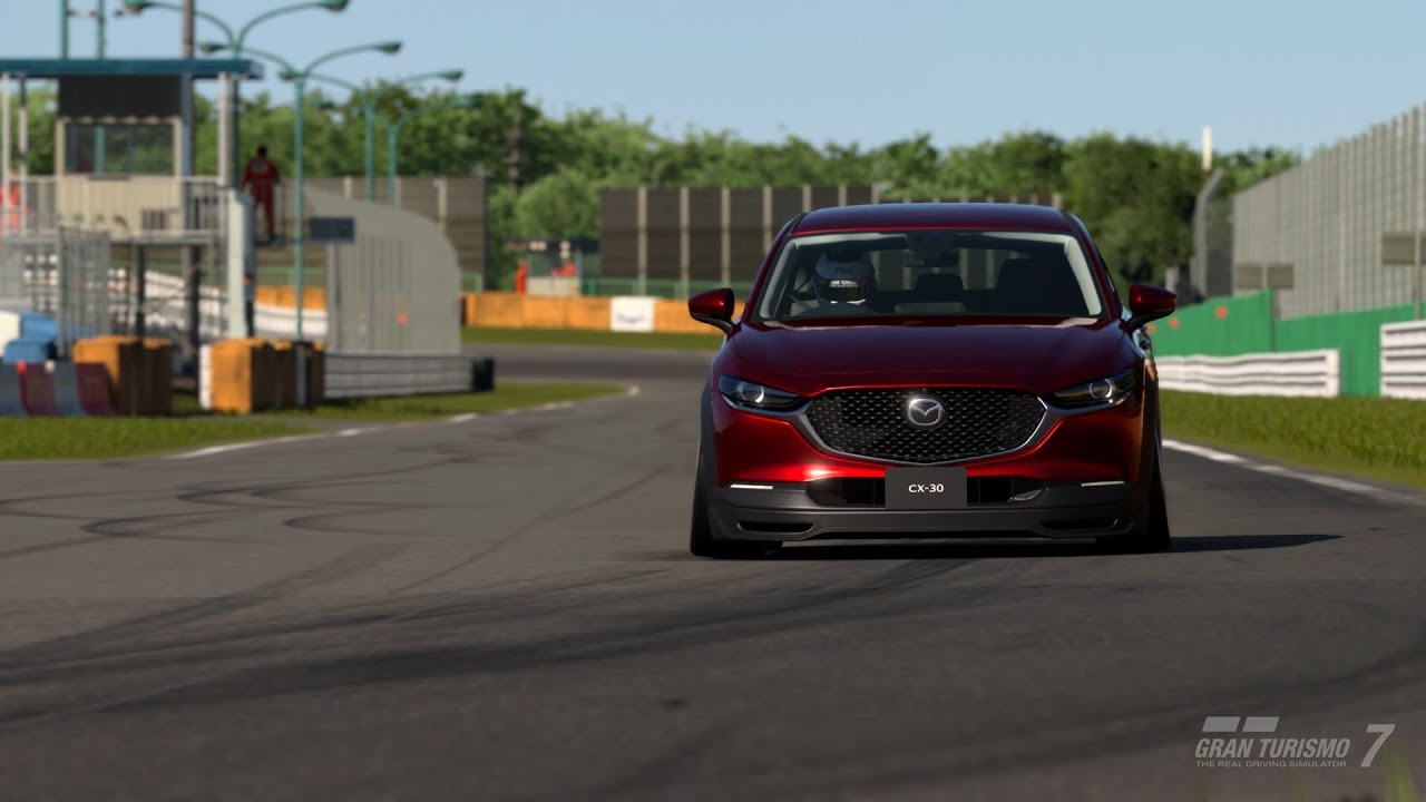 ＧＴ7：マツダＣＸ-３０で  筑波サーキット を走ってみた