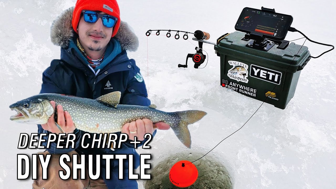 How to FIND FISH with your PHONE | Deeper Sonar Winter Setup