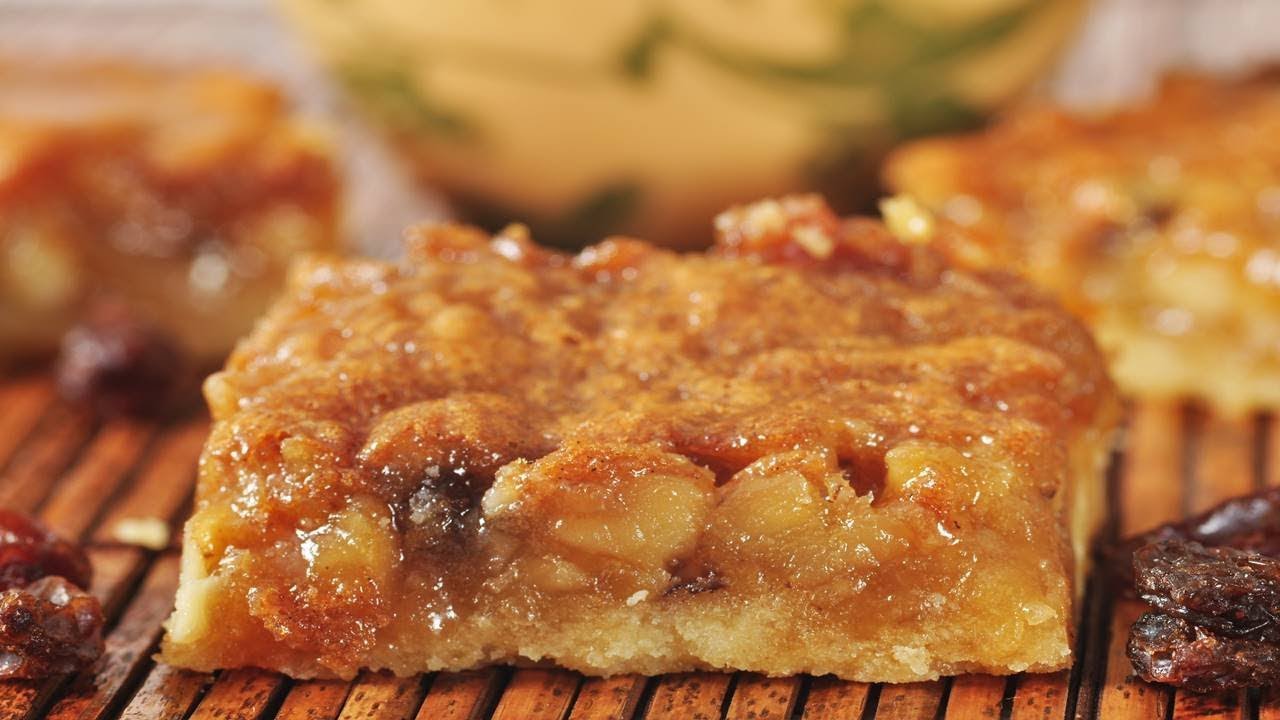 Butter Tart Squares Recipe Demonstration - Joyofbaking.com