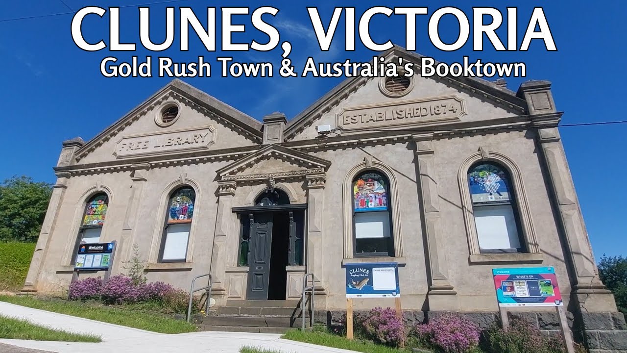 Clunes, Victoria | Gold Rush Town and Australia's Booktown