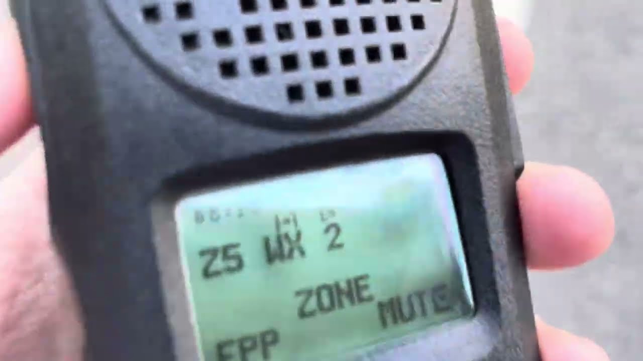 VHF DX Ducting All 7 NOAA WX Channels Busy 24 June 2025 Motorola XTS2500 Smiley Antenna Slim Duck