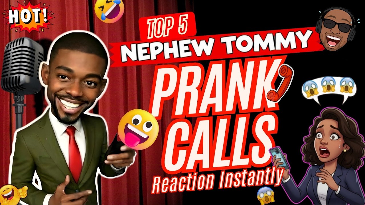 NEPHEW TOMMY PRANK CALLS SHOCKED HER REACTION INSTANTLY 📞😬 | PRANK CALLS NEPHEW TOMMY | FUNNY