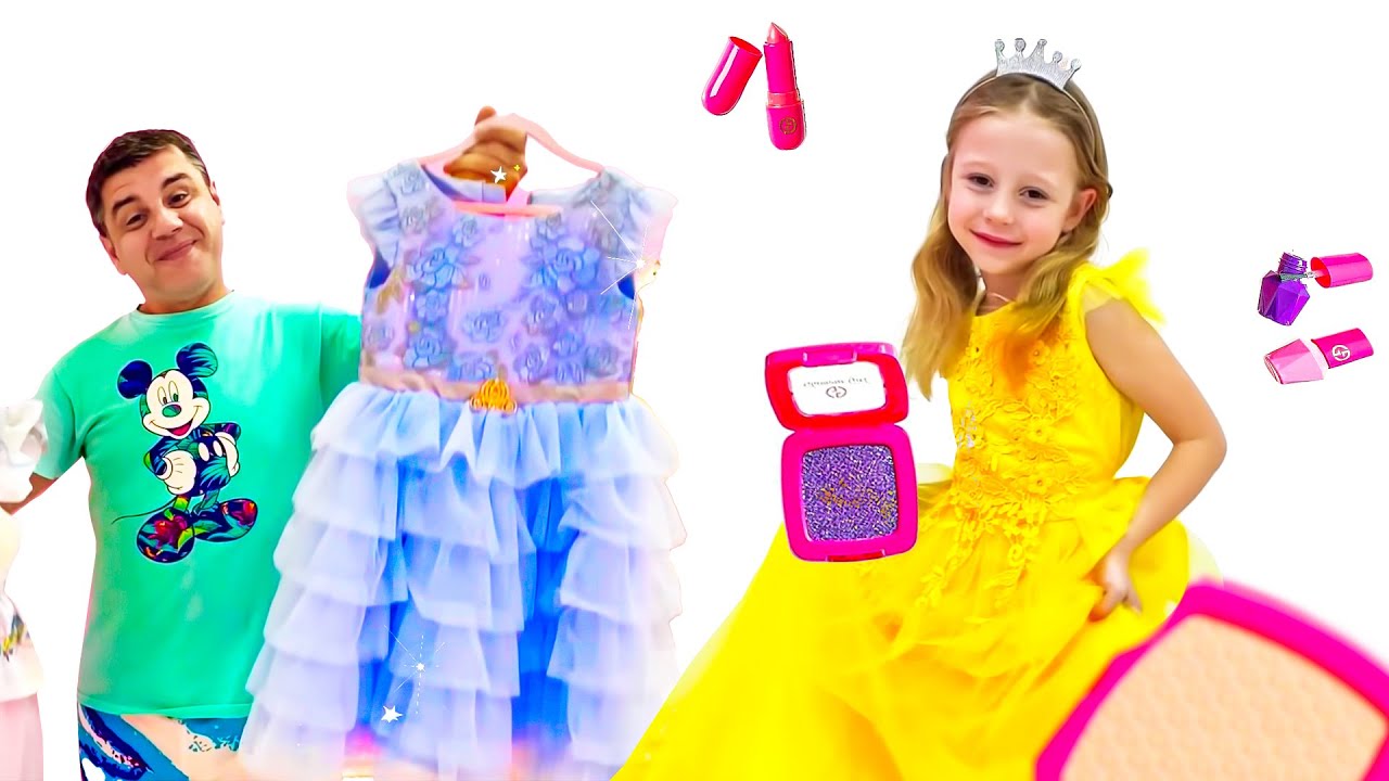 นาสเตียต้องการชุดใหม่และของเล่นแต่งหน้า - รวบรวมวิดีโอสำหรับเด็ก