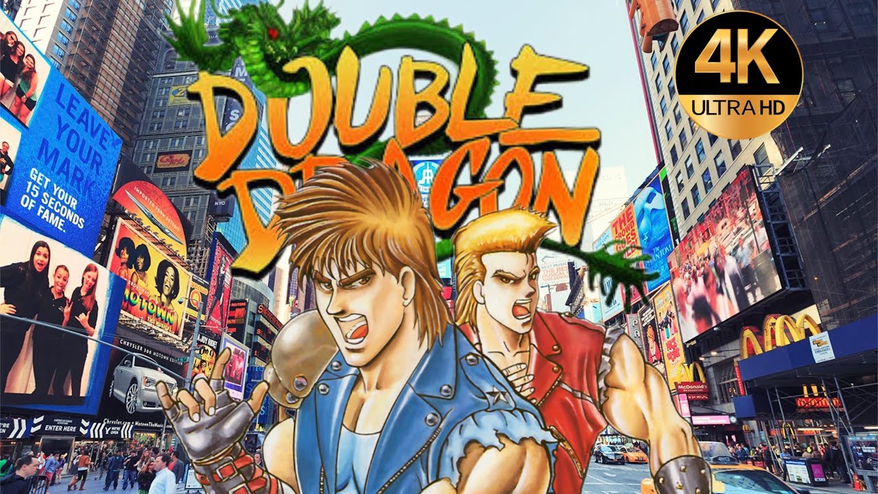 Double Dragon 1987 playing on arcade geeks arcade machine