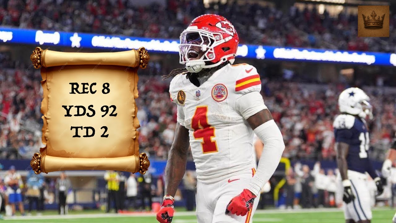 Rashee Rice Highlights vs Cowboys Week 13, 2025