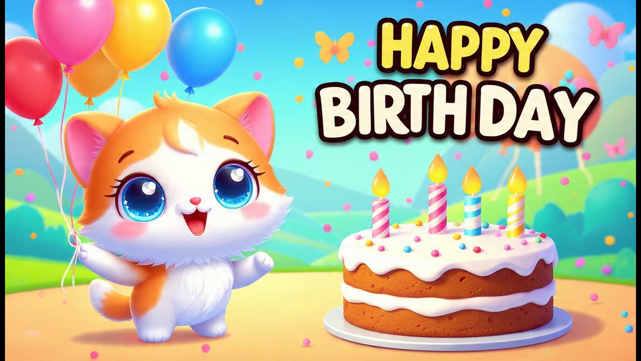 Happy Birthday 🎂 | Canción de Cumpleaños para Niños | Lulu & Friends🐱