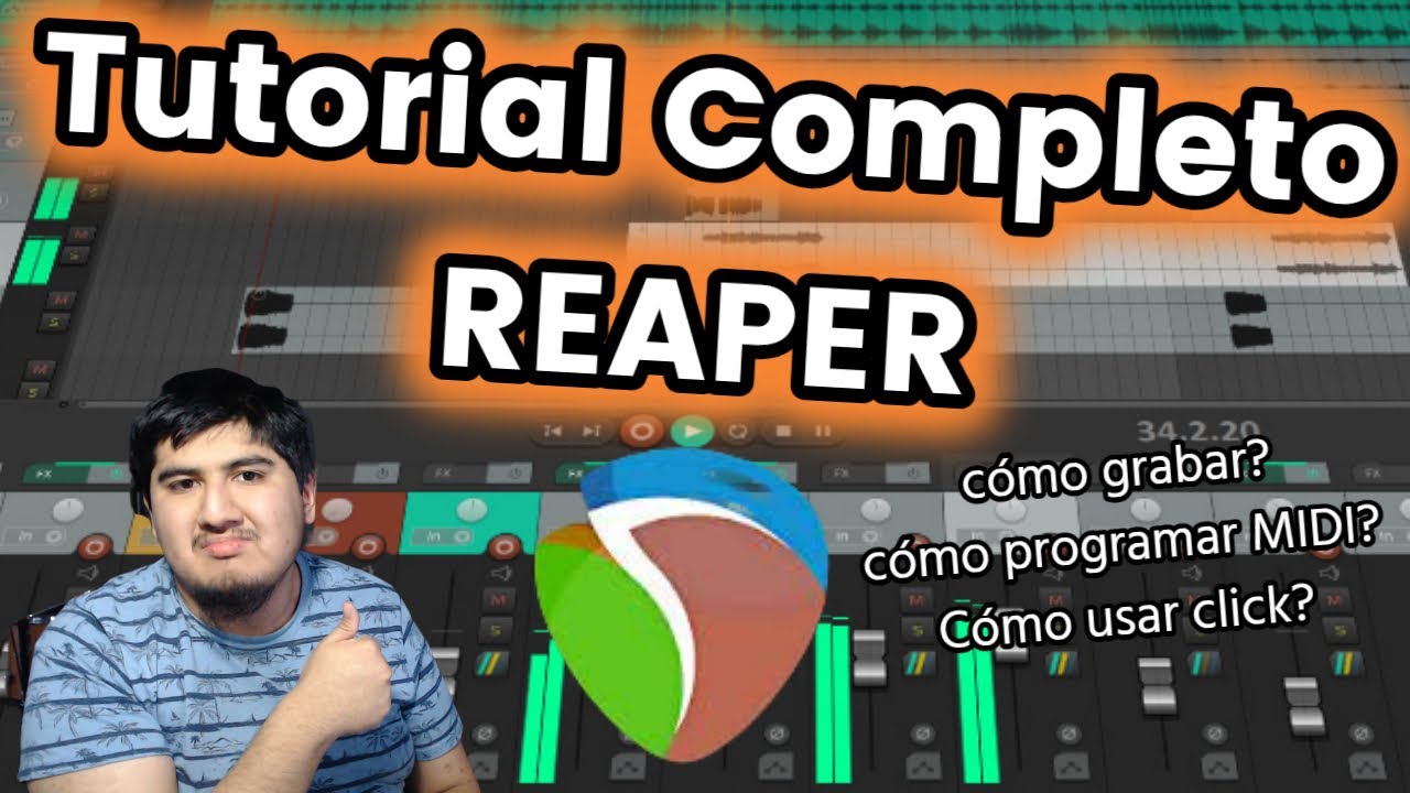 TUTORIAL COMPLETO REAPER EN ESPAÑOL 👌👌