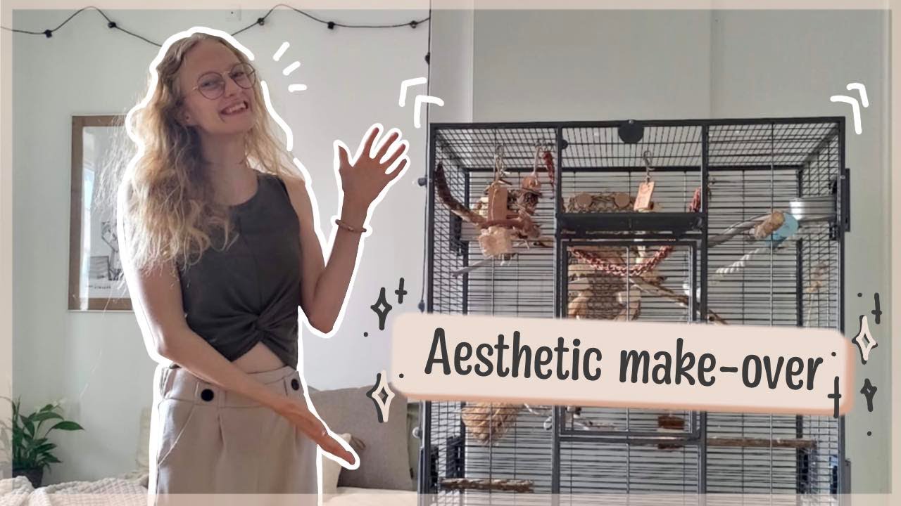 Aesthetic birdcage makeover and cleaning of my apartment