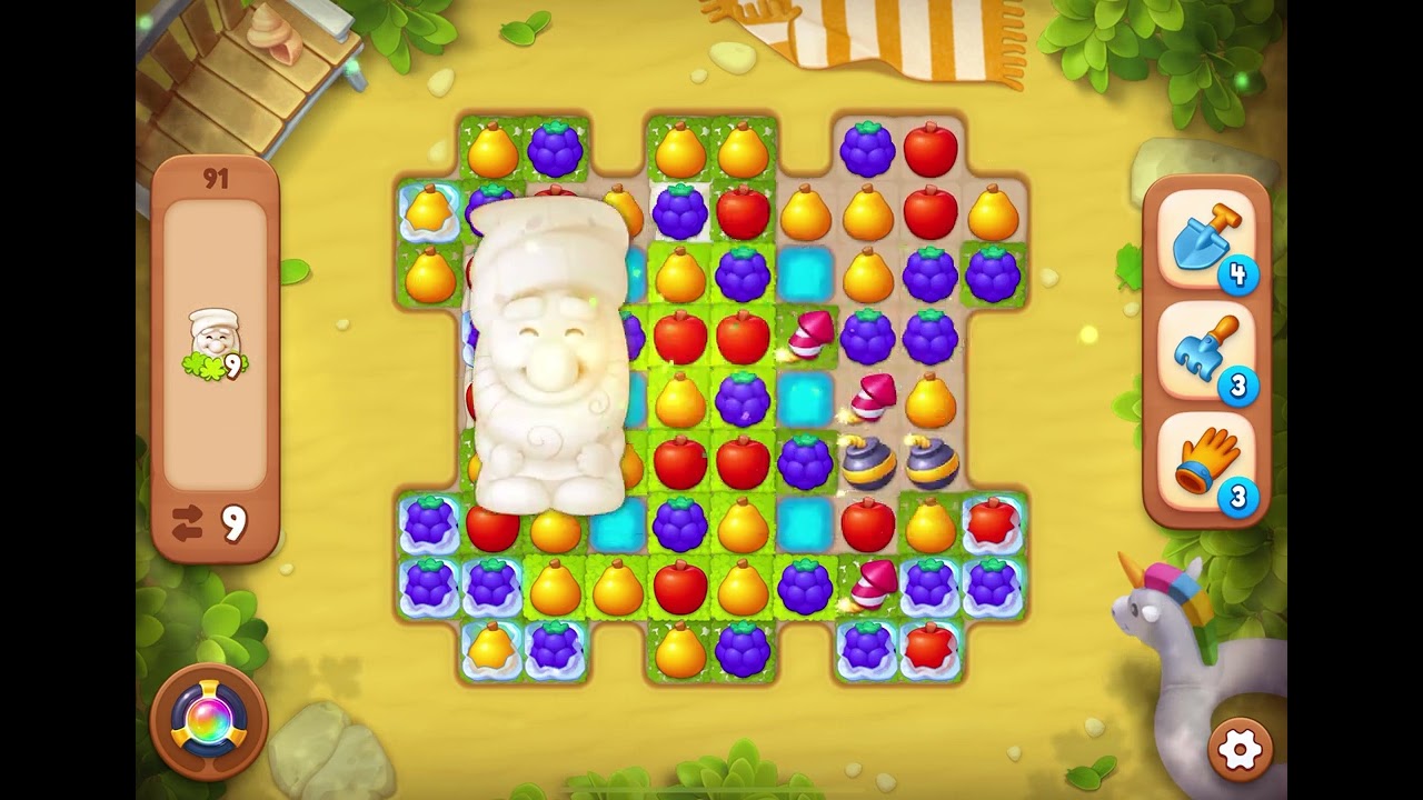 Gardenscapes Level 91 [No Boosters]