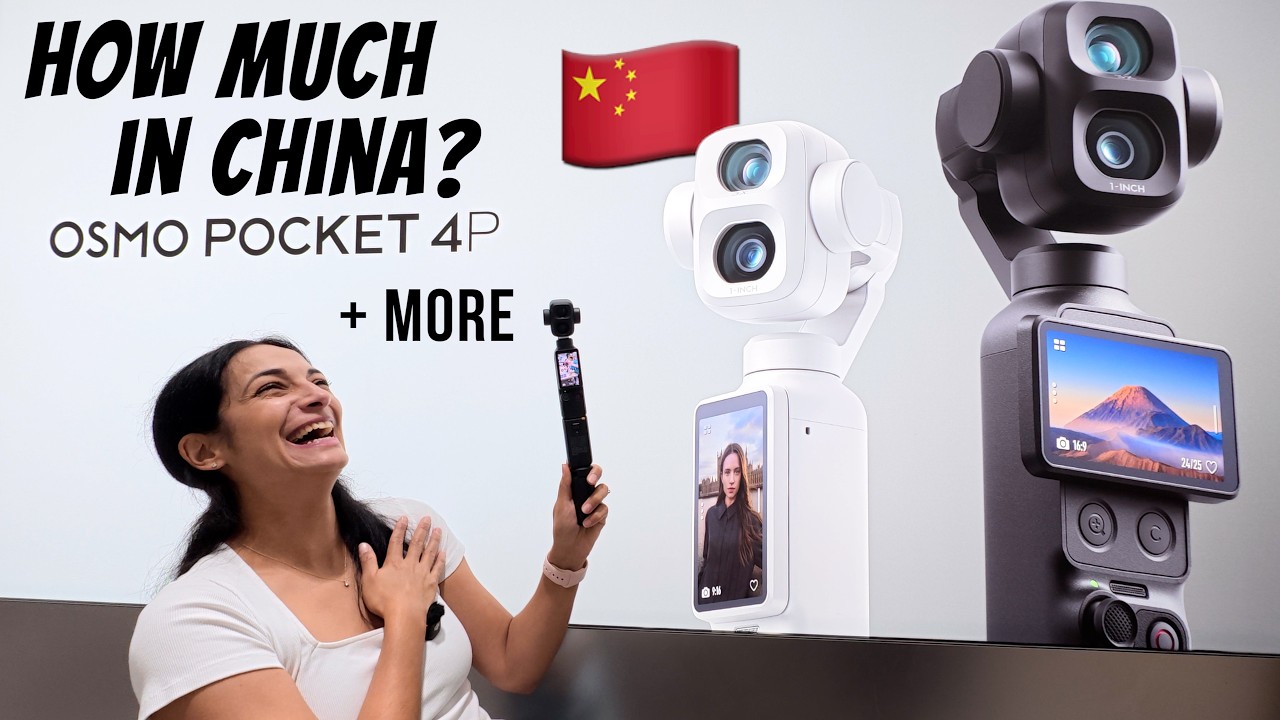DJI Pocket 4P + MORE&hellip; Inside a DJI Store in China 🇨🇳 Prices on Drones, Cameras & Mics (2026)