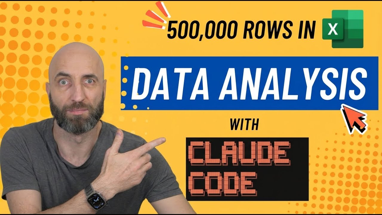 Claude Code for data analysis: 500,000 rows without writing code