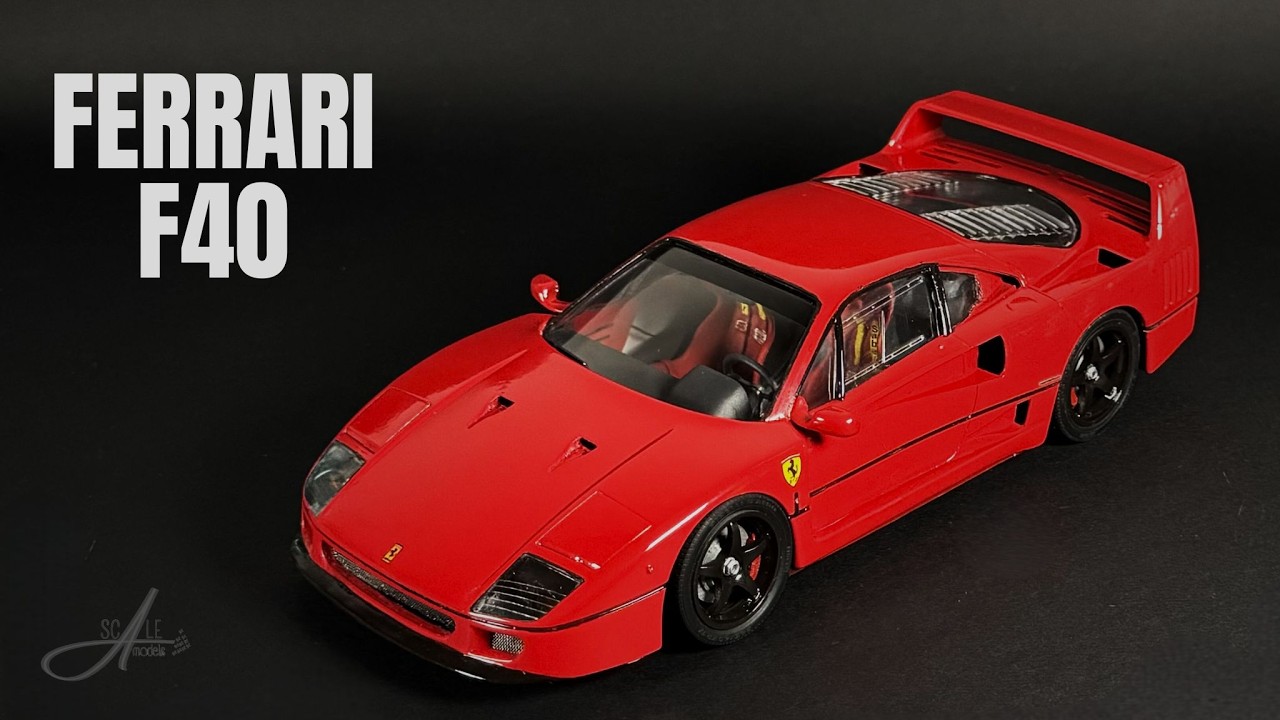 Ferrari F40  -  Fujimi 1/24  |  Full build