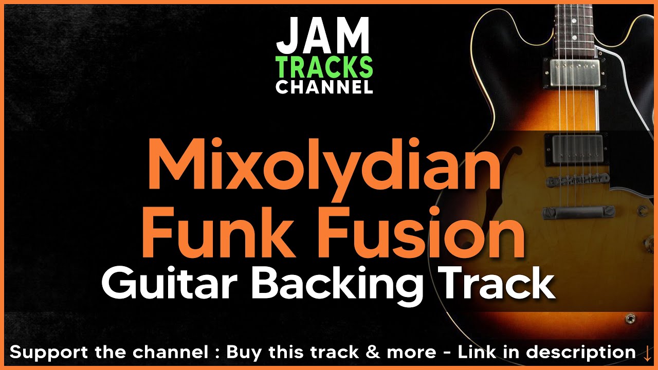 Funk Fusion Guitar Backing Track in E
