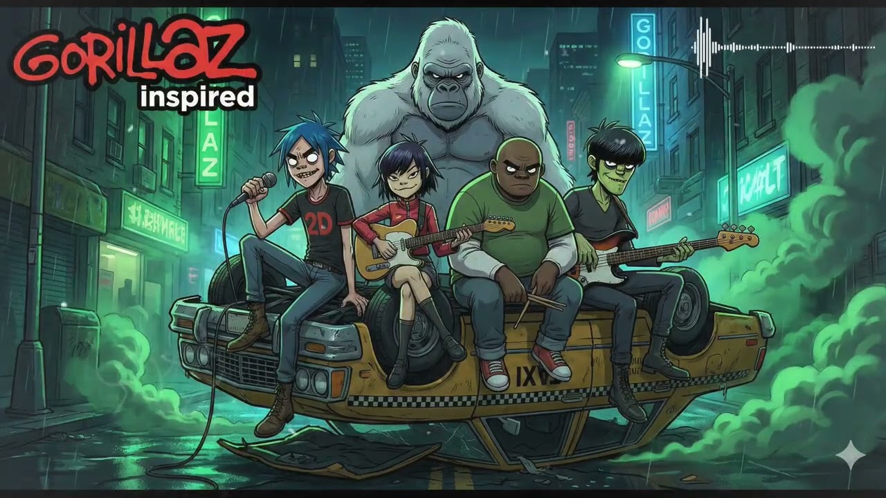 Kill Bill [UNDERGROUND] – Psycho Album REBOUND – Gorillaz Inspired AI Remix | Trip-Hop, Alt Hip-Hop