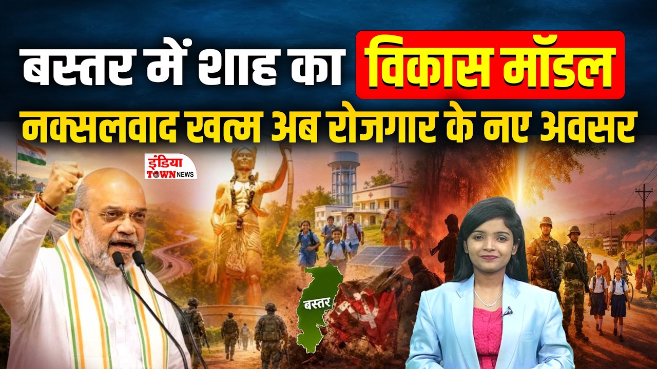 अमित शाह का बस्तर विजन: अब बंदूक नहीं, रोजगार की गूंज