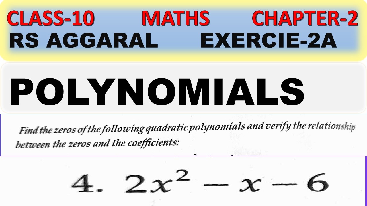 | Find the Zeros of 2x² - x - 6 | 2x square minus x minus 6 | maths class 10 zeros polynomial |